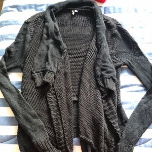 Open knit sweater